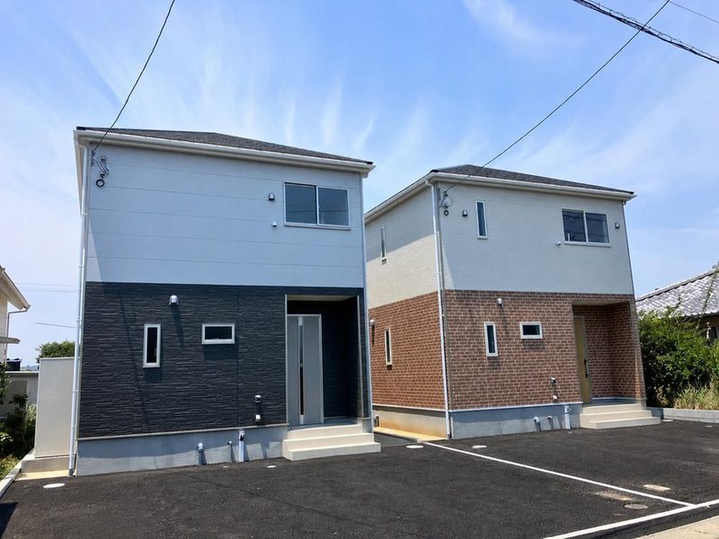 宮崎市佐土原町下田島の新築一戸建ての外観